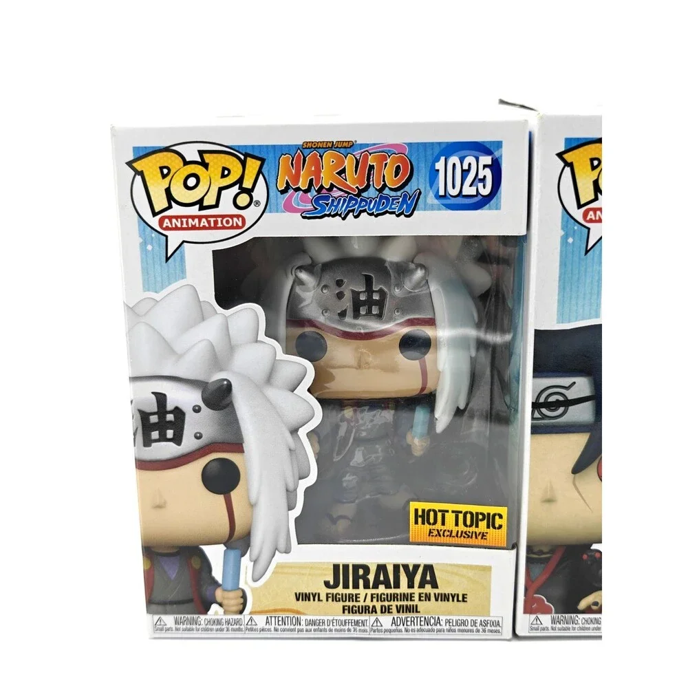 Funko Pop! Animation Naruto Itachi With Crows & Jiraiya Lot of 2 - 1022 & 1025